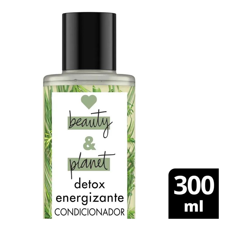 Condicionador Love Beauty & Planet Detox Energizante Vegano 300ml