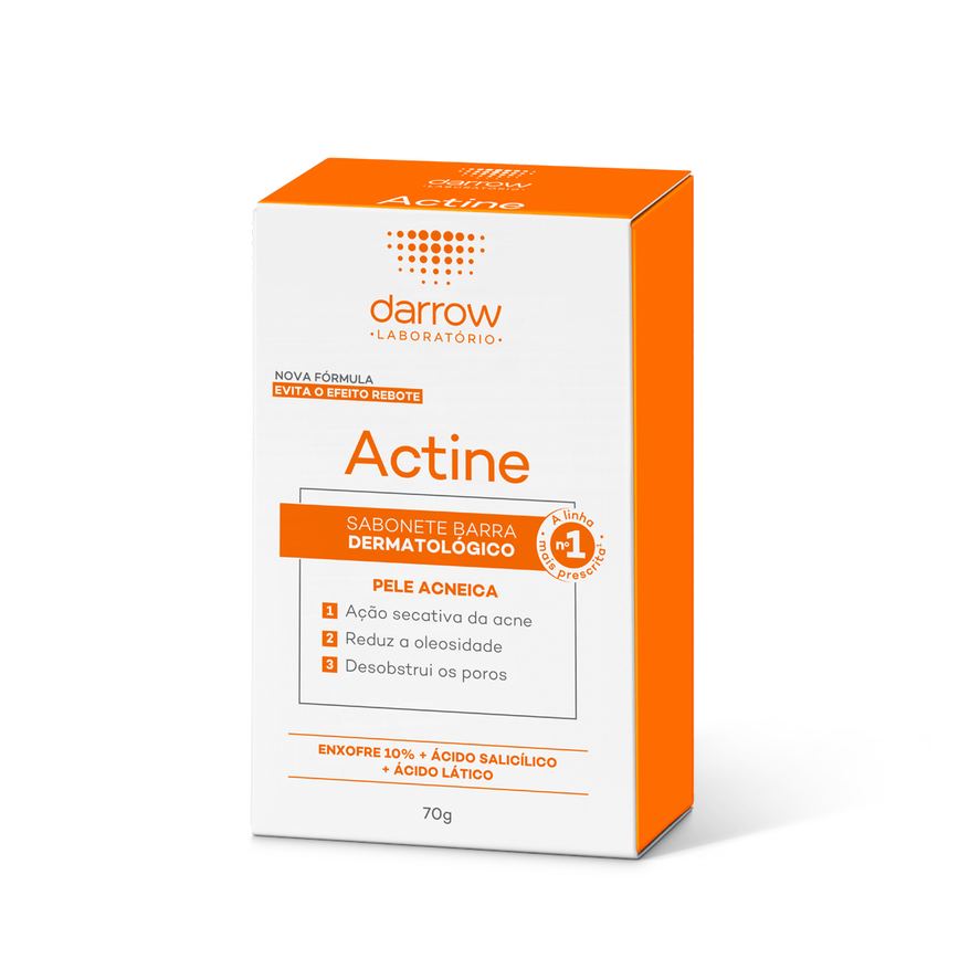 Sabonete em Barra Facial Darrow Actine Pele Acneica 70g
