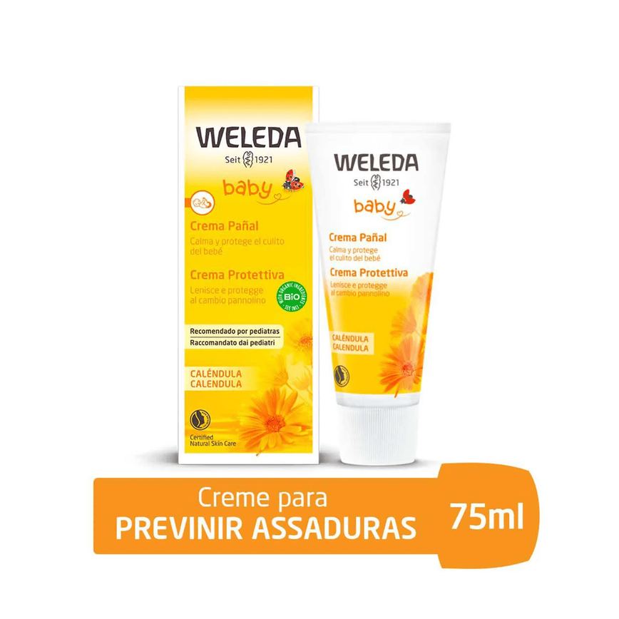 Pomada para Assadura Weleda Baby Calêndula Recém-Nascido 75ml