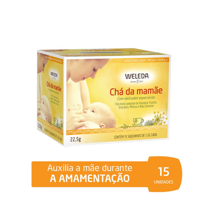 Chá Weleda Misto para Mamãe 15 Sachês