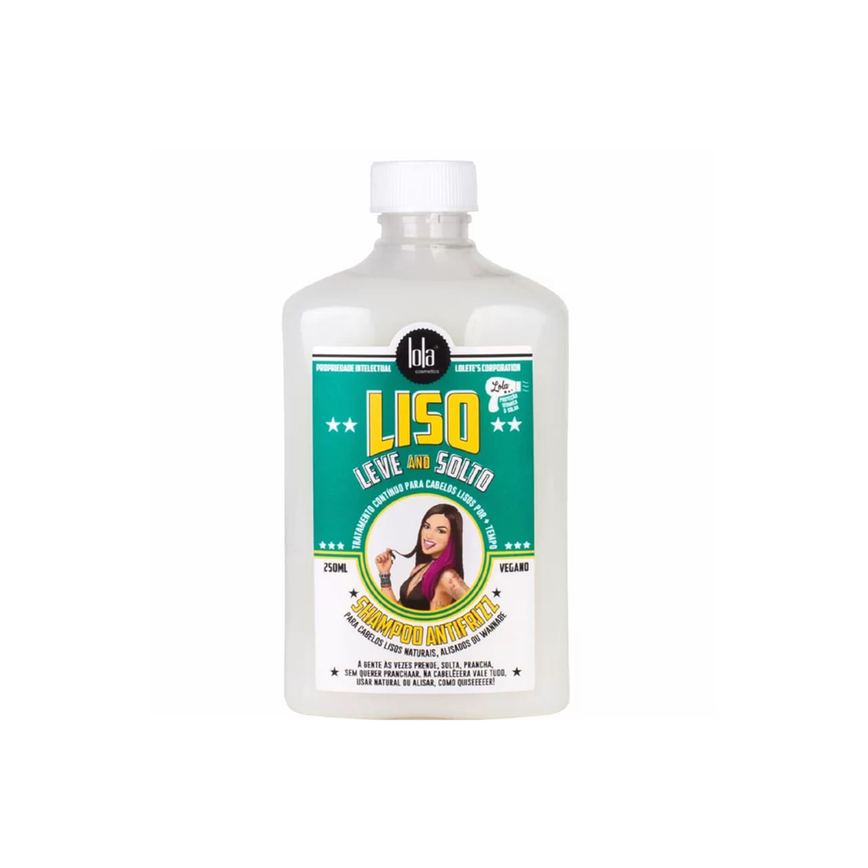 Shampoo Lola Liso, Leve e Solto Anti Frizz 250ml