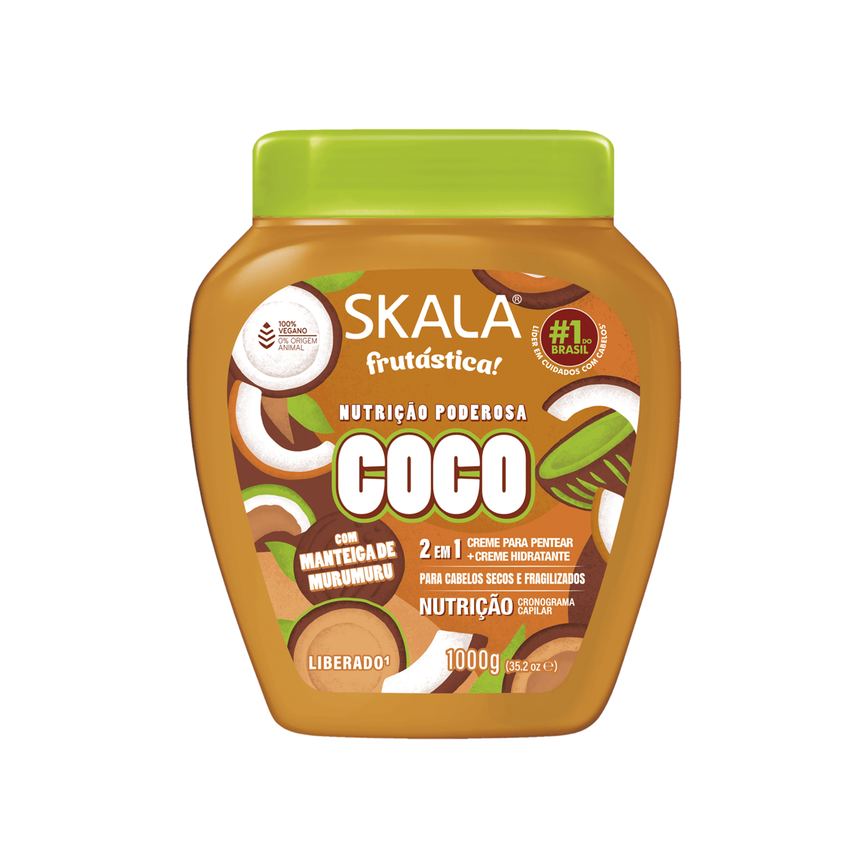 Creme de Tratamento Capilar Skala Frutástica Coco 2 em 1 1Kg