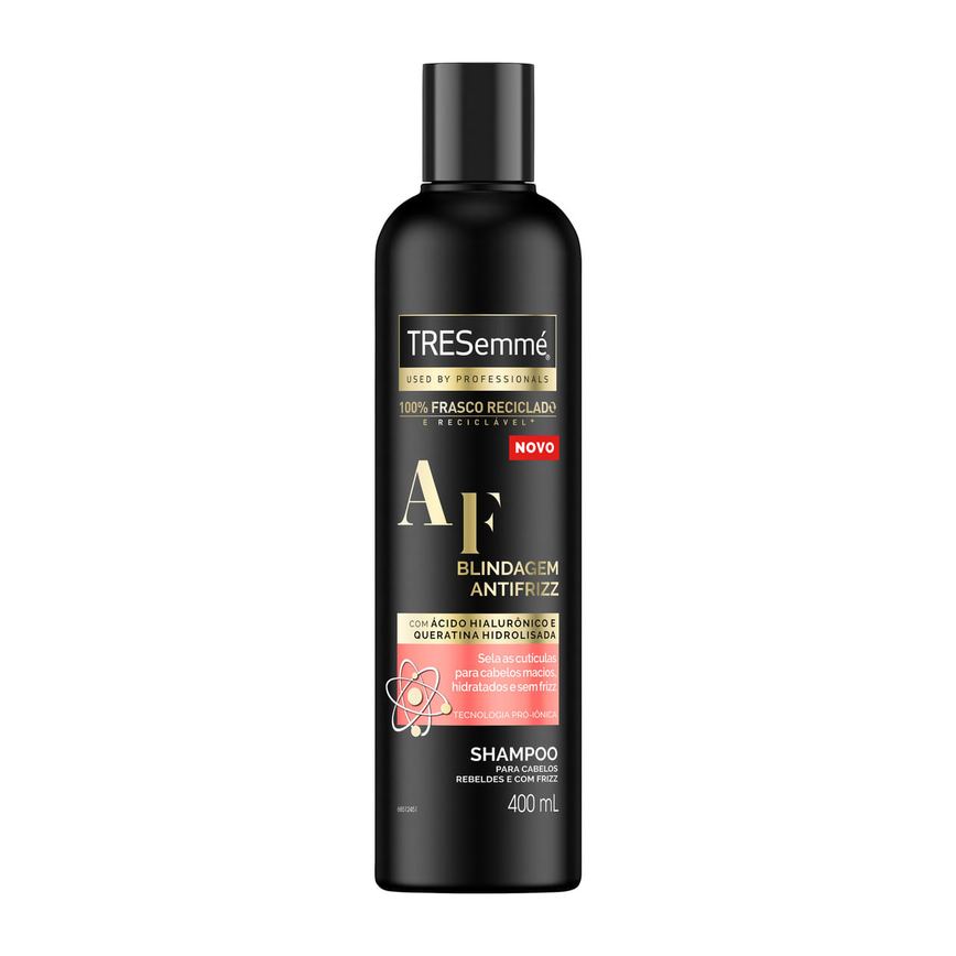 Shampoo TRESemmé Blindagem Antifrizz Queratina e Ácido Hialurônico 400ml