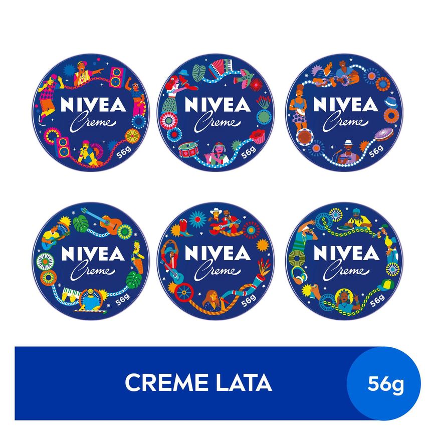 Hidratante Nivea Ritmos Brasileiros Edição Limitada Creme 56g