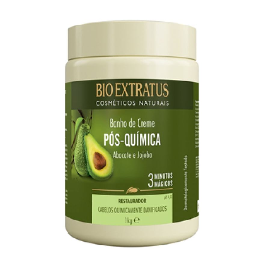 Creme de Tratamento Capilar Bio Extratus Pós-Química Abacate e Jojoba 1Kg