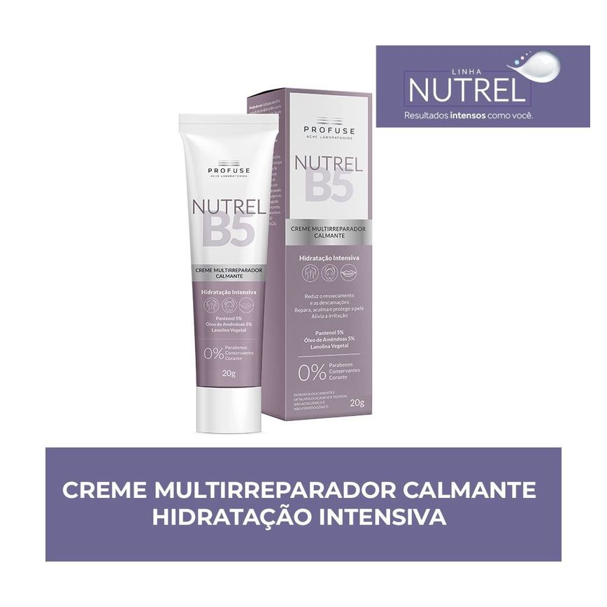 Creme Multirreparador Profuse Nutrel B5 Calmante 20g