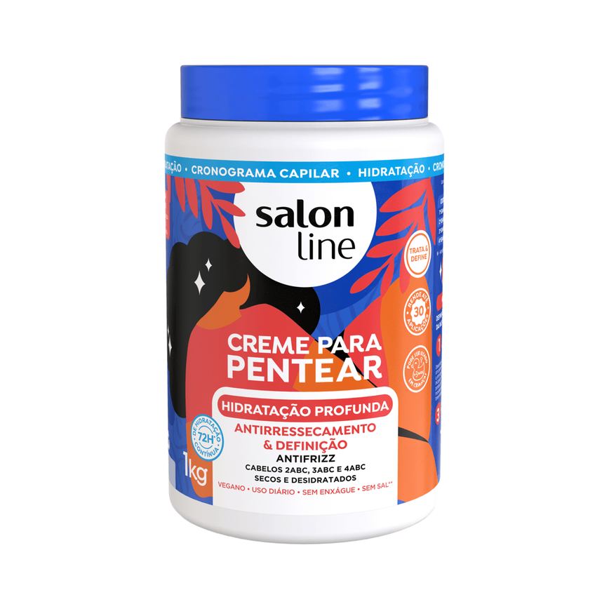 Creme de Pentear Salon Line Hidratação Profunda Vegano 1Kg