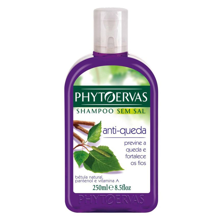 Shampoo Phytoervas Antiqueda Bétula, Pantenol e Vitamina A 250ml