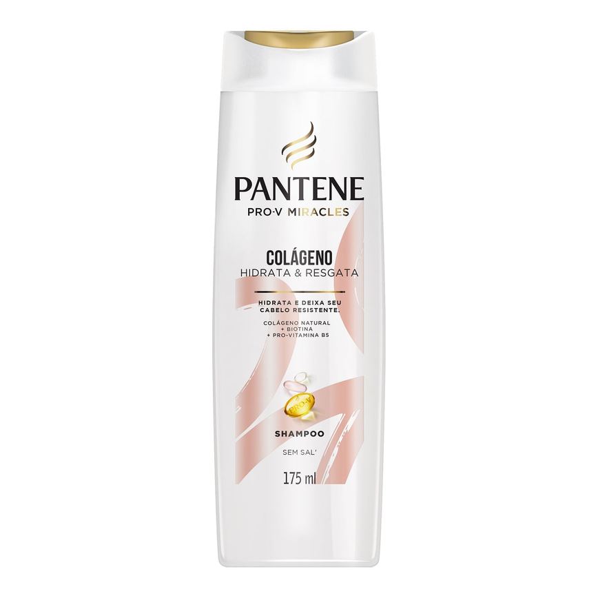 Shampoo Pantene Pro-V Colágeno Hidrata & Resgata 175ml