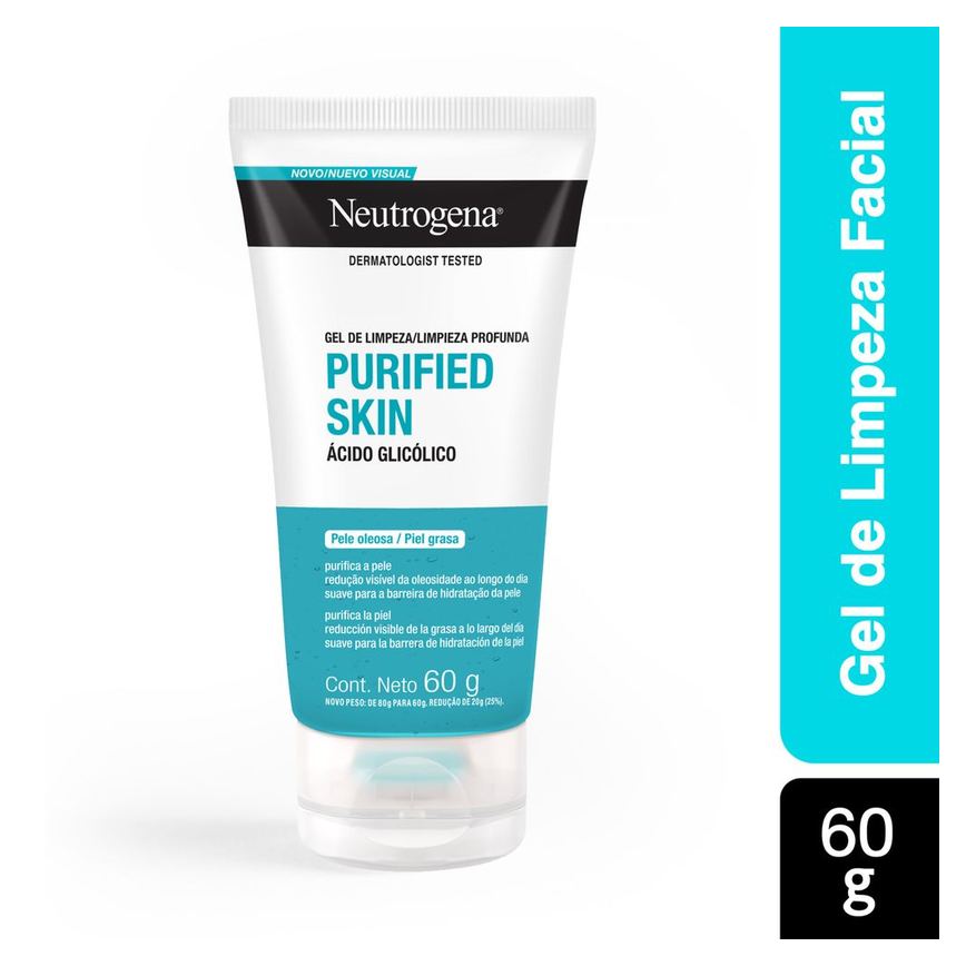 Gel de Limpeza Facial Neutrogena Purified Skin Antioleosidade 60g