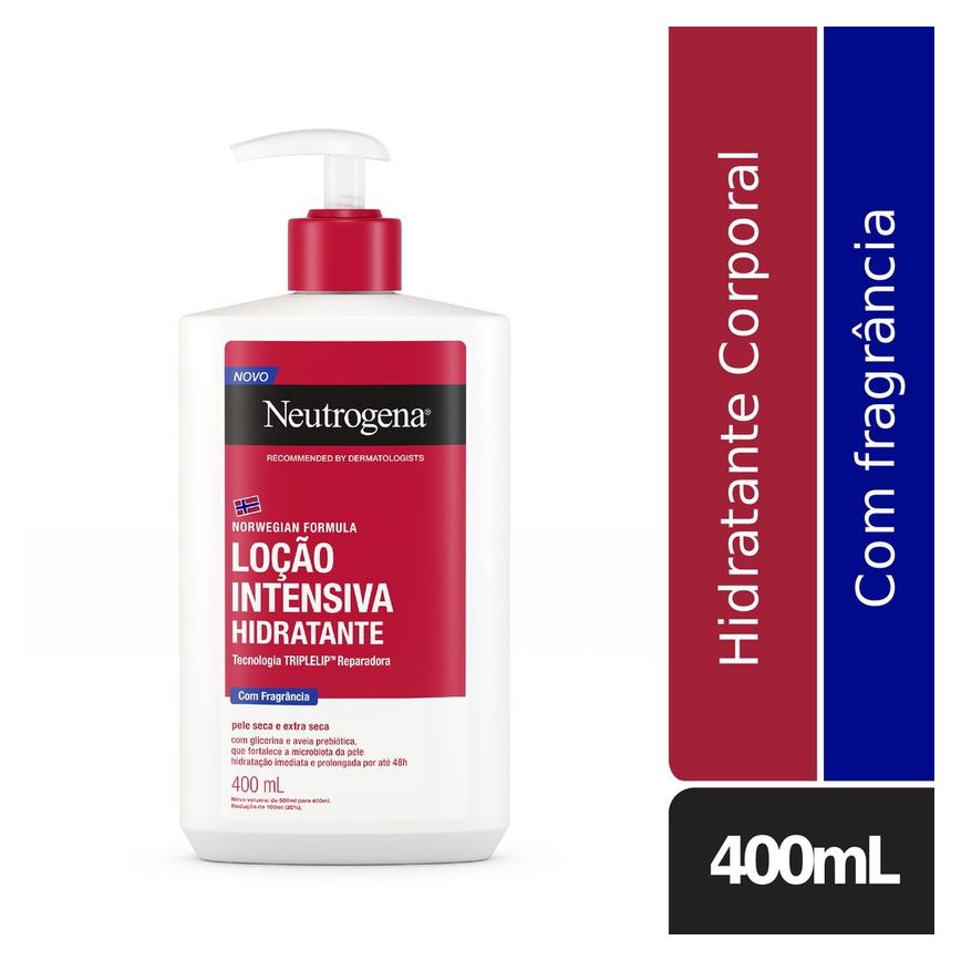 Loção Corporal Neutrogena Norwegian Formula Intensiva com Fragrância 400ml