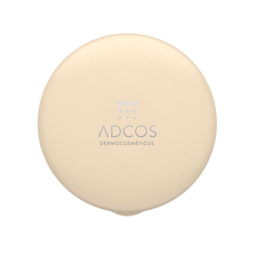 Protetor Solar Facial Adcos FPS50 Ácido Hialurônico Pó Compacto Cor Peach 11g