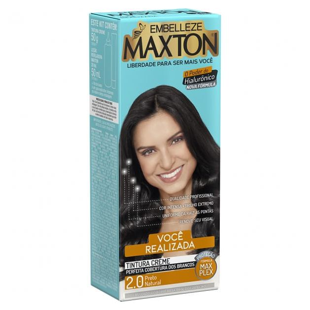 Tintura Maxton Preto Natural 2.0