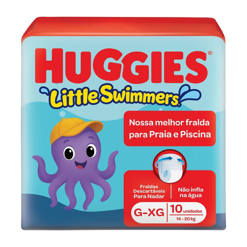 Fralda Huggies Little Swimmers G/XG 10 Unidades