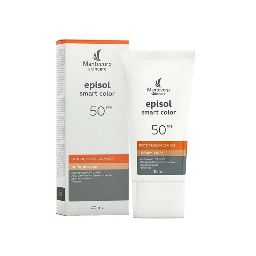 Protetor Solar Facial Episol Smart Color FPS50 Uniformizador 40ml