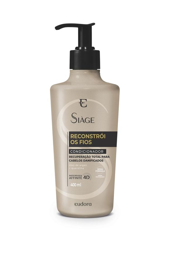 Condicionador Eudora Siàge Reconstrói os Fios 400ml