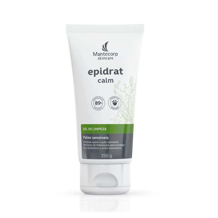 Gel de Limpeza Facial Mantecorp Skincare Epidrat Calm Peles Sensíveis 150g