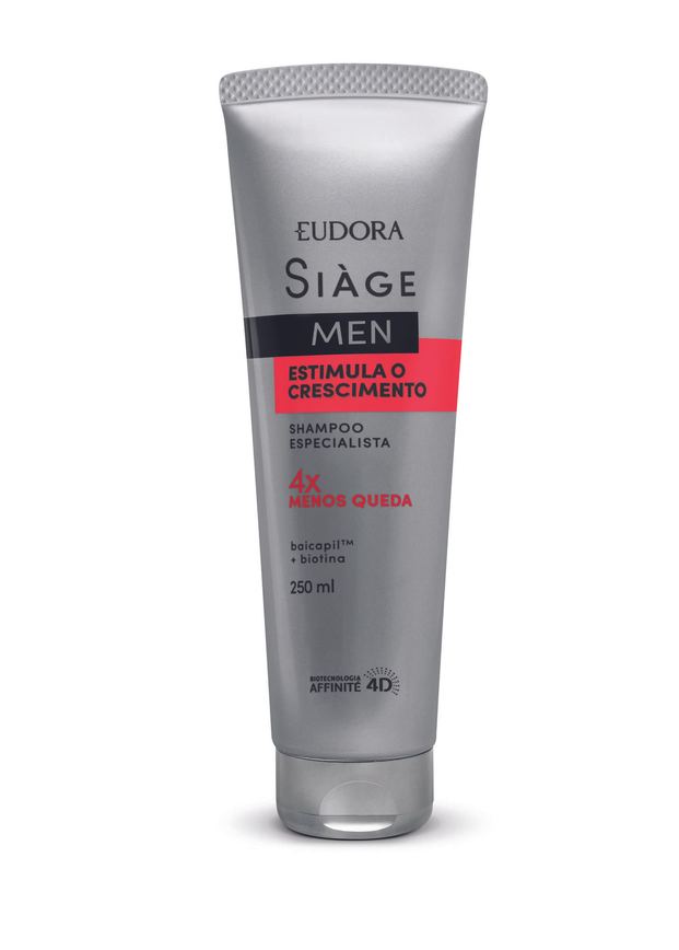 Shampoo Eudora Siàge Men Estimula o Crescimento 250ml