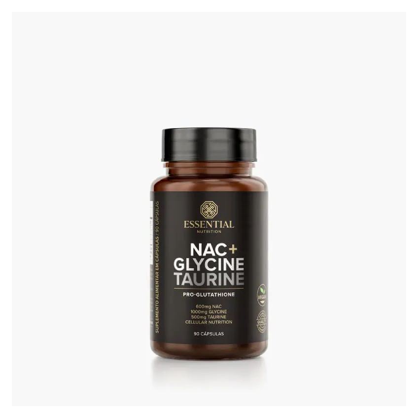 Nac Glycine Taurine Essential Nutrition 90caps