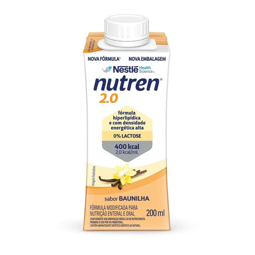 Nutrição Enteral E Oral Nutren 2.0 Baunilha 200Ml