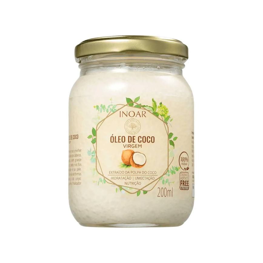 Óleo de Coco Virgem Capilar Inoar com 200ml
