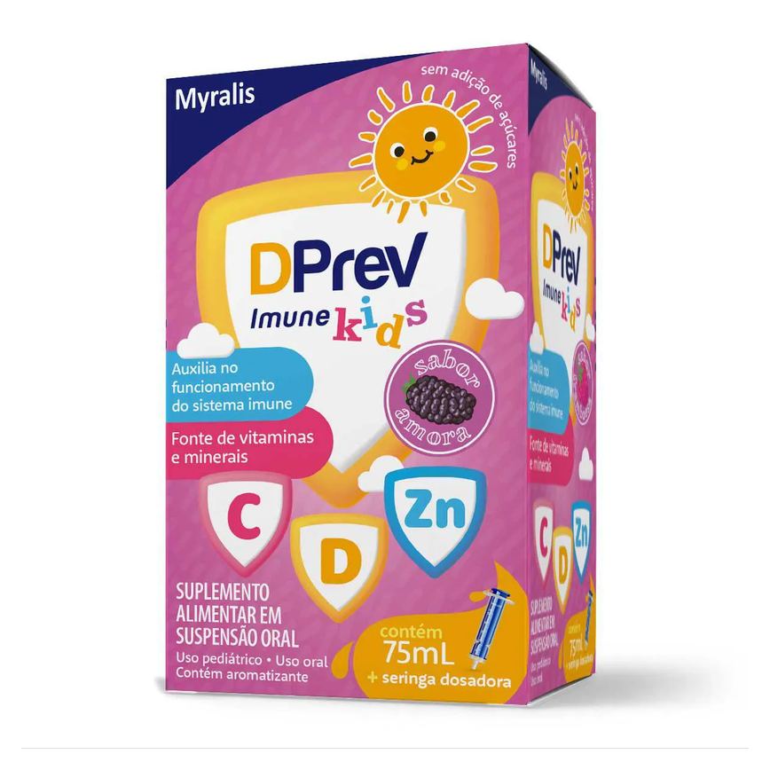 Polivitamínico DPrev Imune Kids Amora Infantil 75ml