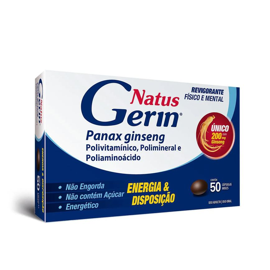 Polivitamínico Natus Gerin 50 cápsulas