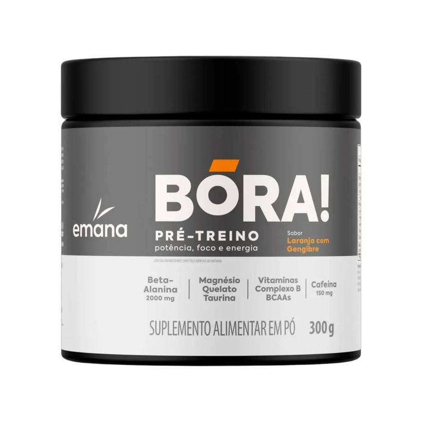 Pré Treino Emana Bora! Laranja com Gengibre
