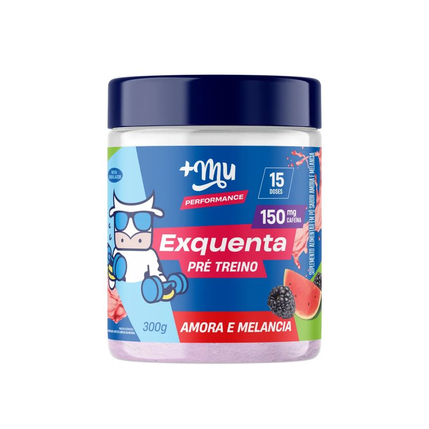 Pré-Treino Exquenta Mais Mu Muke Amora 300g