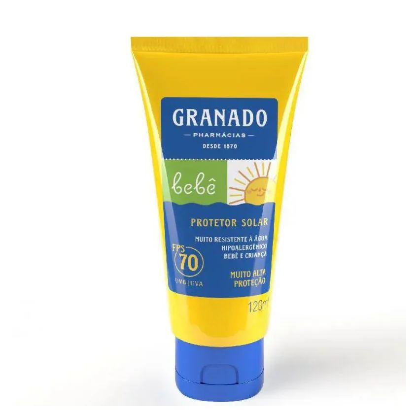 Protetor Solar Bebê Fps 70 120 Ml – Granado