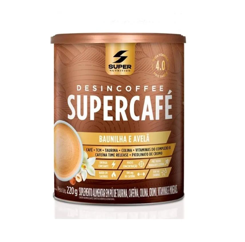 Supercafé Desincoffee (220g) – Sabor: Baunilha e Avelã