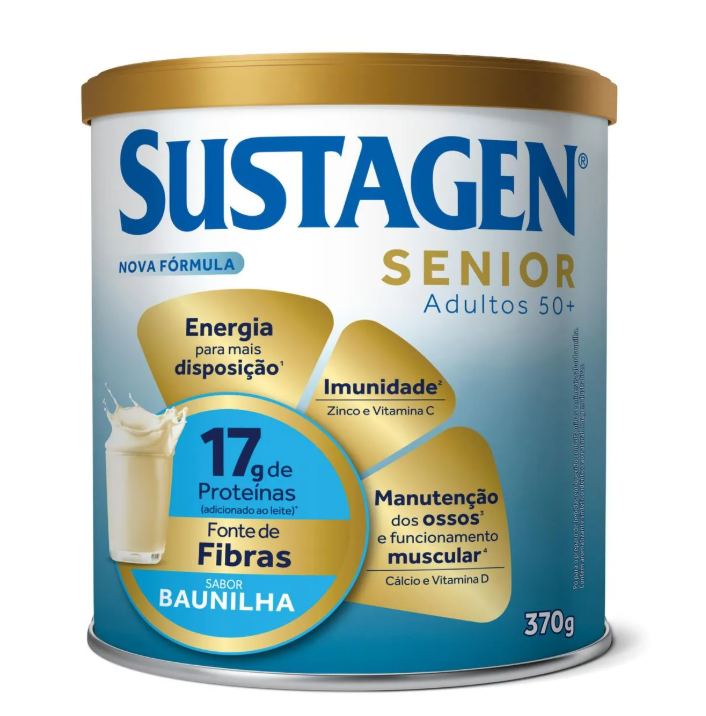 Suplemento Alimentar Sustagen Senior 50+ sabor Baunilha 370g