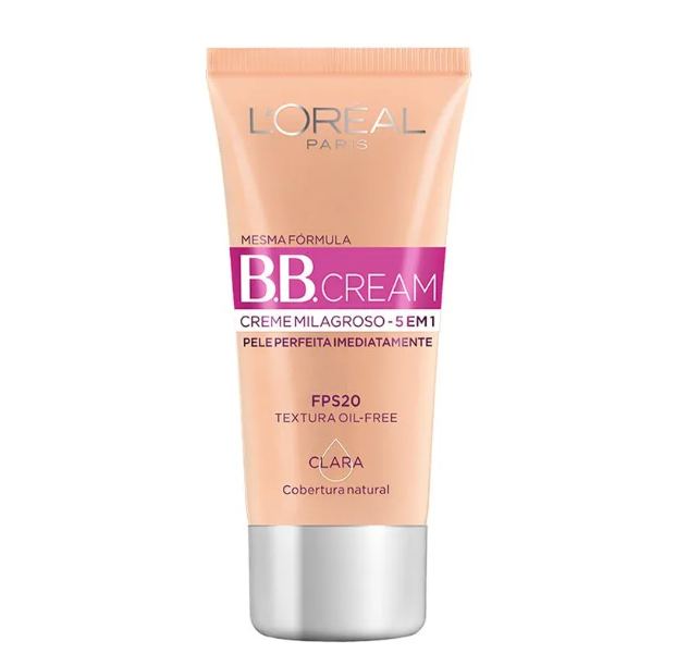 Base BB Cream L’Oréal Paris 5 em 1 Dermo Expertise Cor Clara FPS 20 30ml