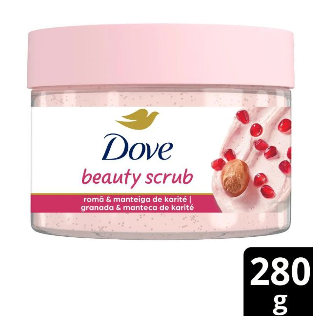 Sabonete Esfoliante Dove Beauty Scrub Romã e Manteiga de Karité 280g