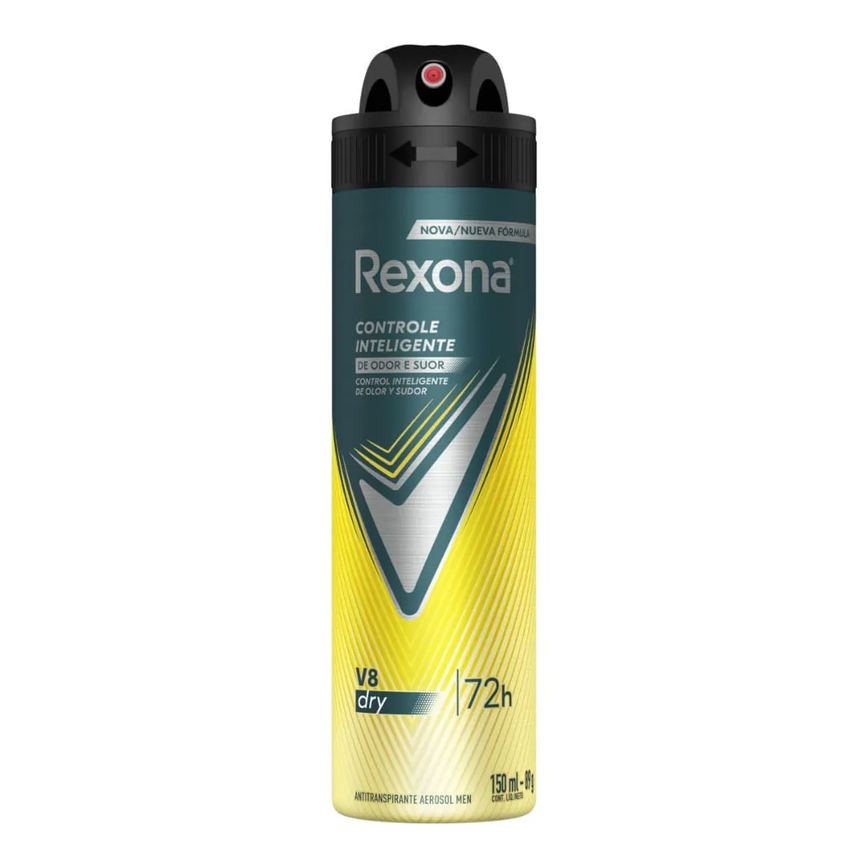 Antitranspirante Aerossol Rexona Men V8 Dry 150ml