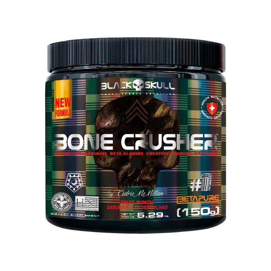 Black Skull Bone Crusher 150gr Frutas Vermelhas