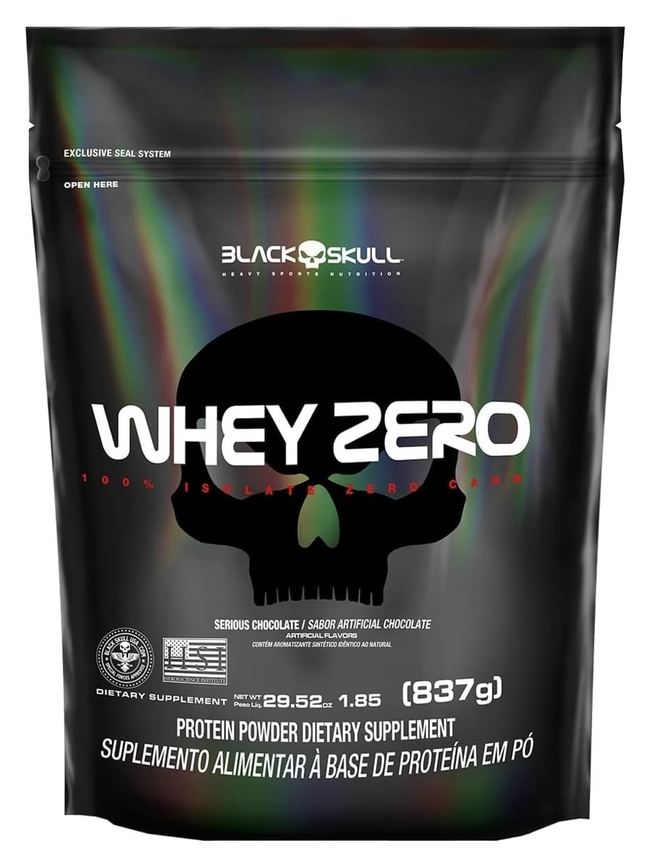 Black Skull Refil Whey Zero 837G