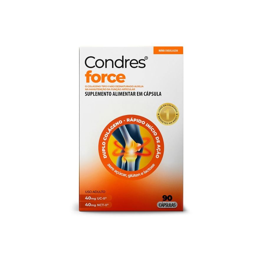 Colágeno Uc-ii + Nct-ii Condres Force 90 Cápsulas