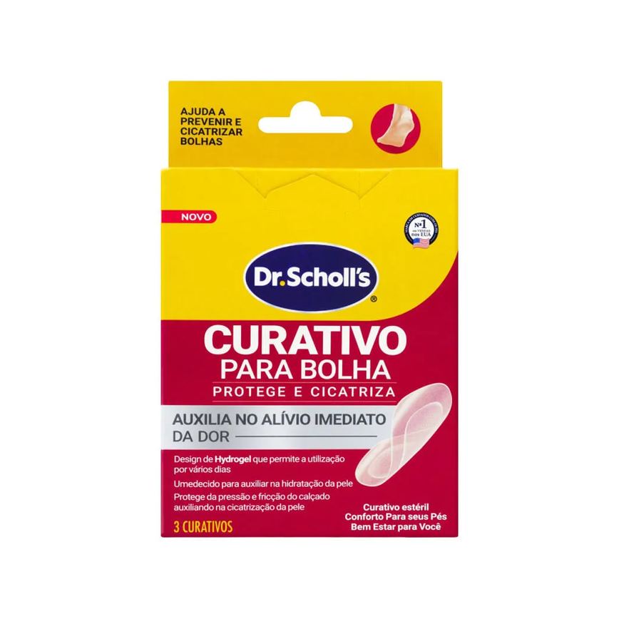 Curativo Para Bolha Dr Scholls 3 Unidades