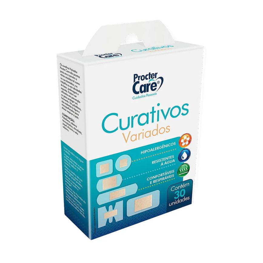 Curativo Procter Care Variados Com 30 Unidades