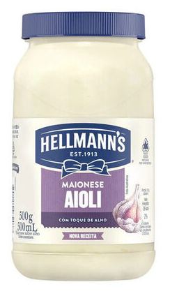 Hellmann's Maionese Aioli Hellmanns Pote 500g