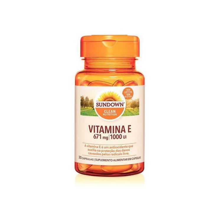 Vitamina E Sundown 1000UI 30 cápsulas