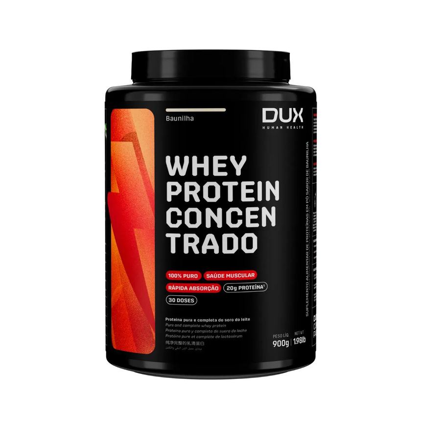Whey Protein Concentrado Dux Nutrition Baunilha 900g